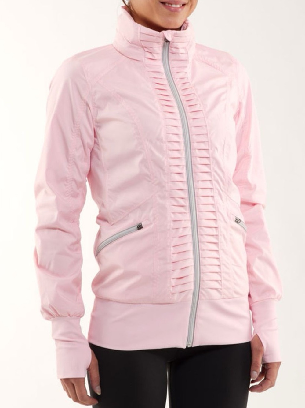 *RARE* Lululemon Run: Back On Track Jacket in Pig Pink
